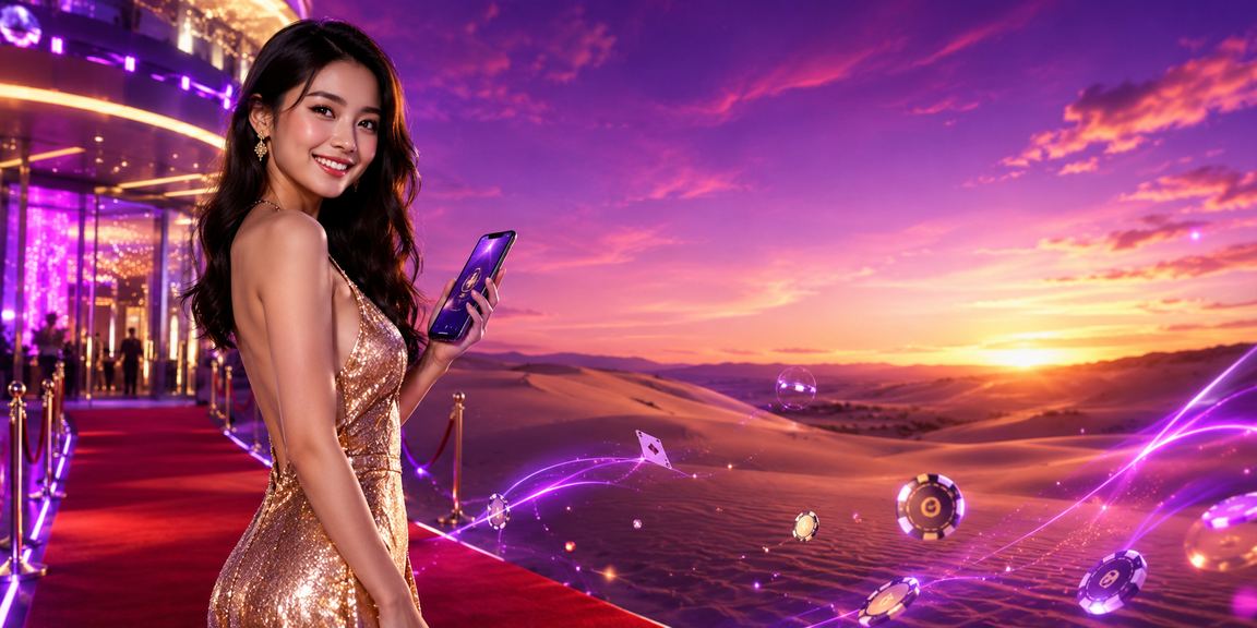 Ánh đèn neon sôi động tại Mũi Né trong đêm cá cược giải trí